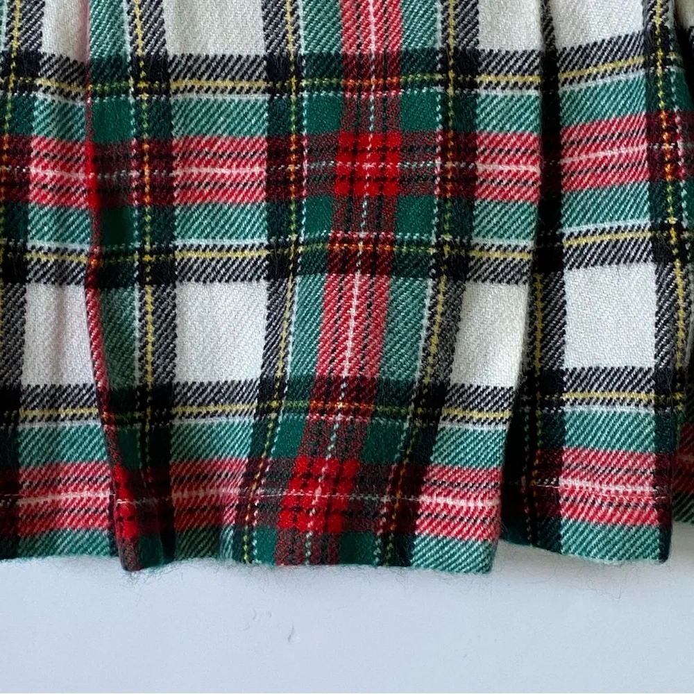 Kilt Style Skirt Size 2T Carter’s Tartan Plaid Pleats Adjustable Waist Red Green